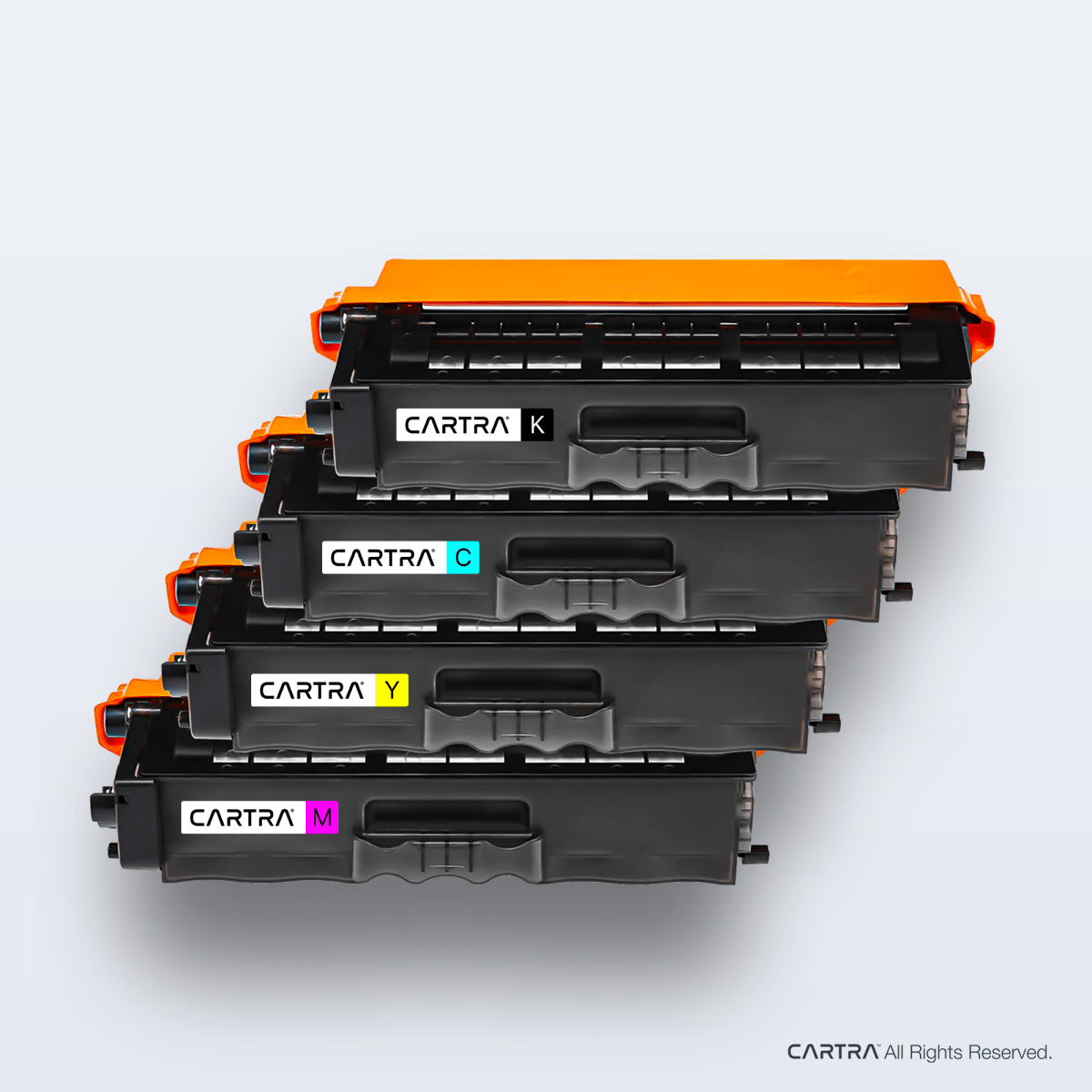 Brother TN336 Toner Cartridge Set (4 - Pack) With Smart Chips - Cartra