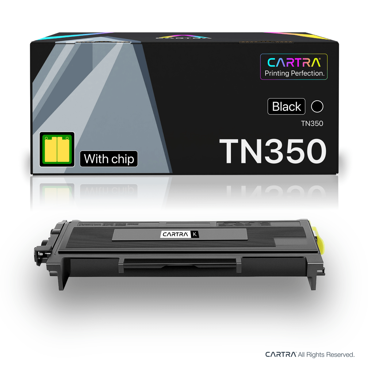 Brother TN350 Black Toner Cartridge With Smart Chip (TN350) - Cartra