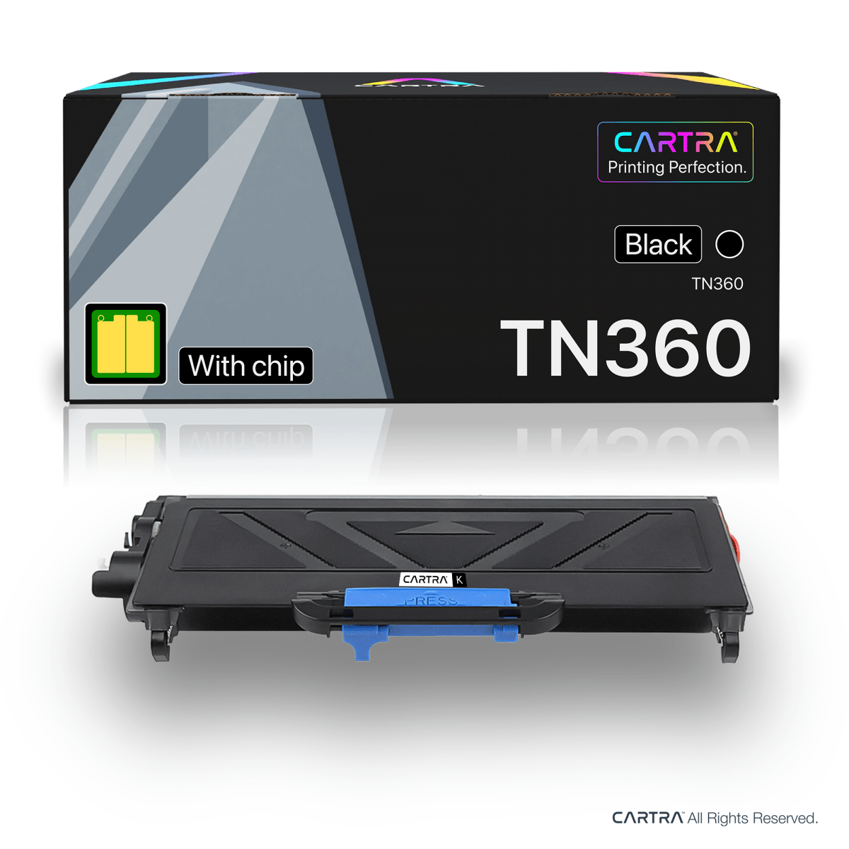 Brother TN360 Black Toner Cartridge With Smart Chip (TN360) - Cartra