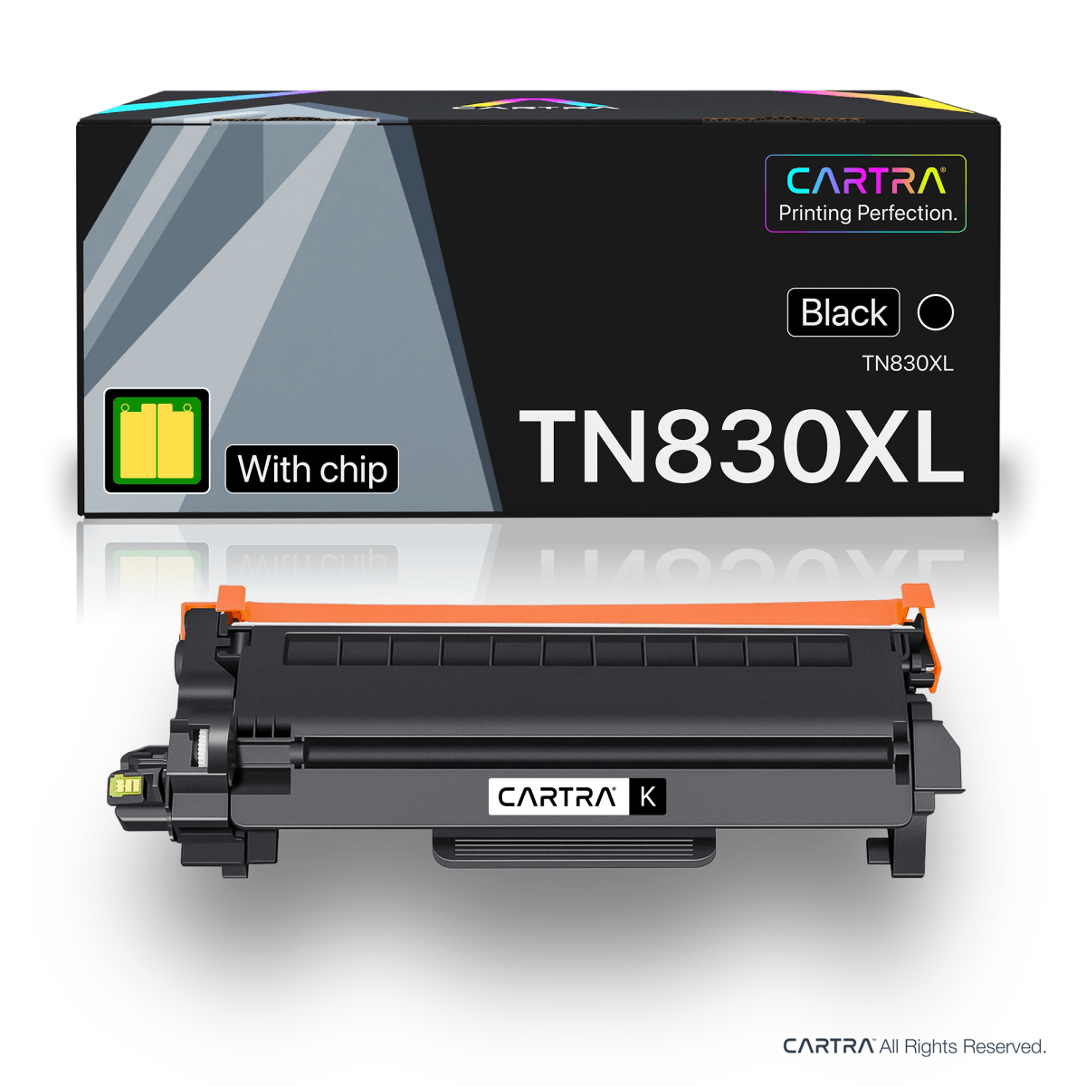 Brother TN830XL Black Toner Cartridge With Smart Chip (TN830XL) - Cartra
