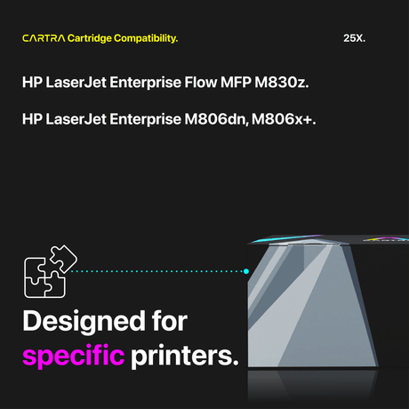 HP 25X Black High Yield Toner Cartridge With Smart Chip (CF325X) - Cartra