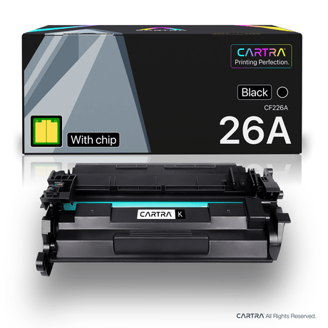HP 26A Black Toner Cartridge With Smart Chip (CF226A) - Cartra