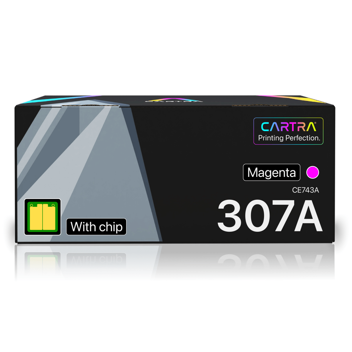 HP 307A Magenta Toner Cartridge With Smart Chip (CE743A) - Cartra