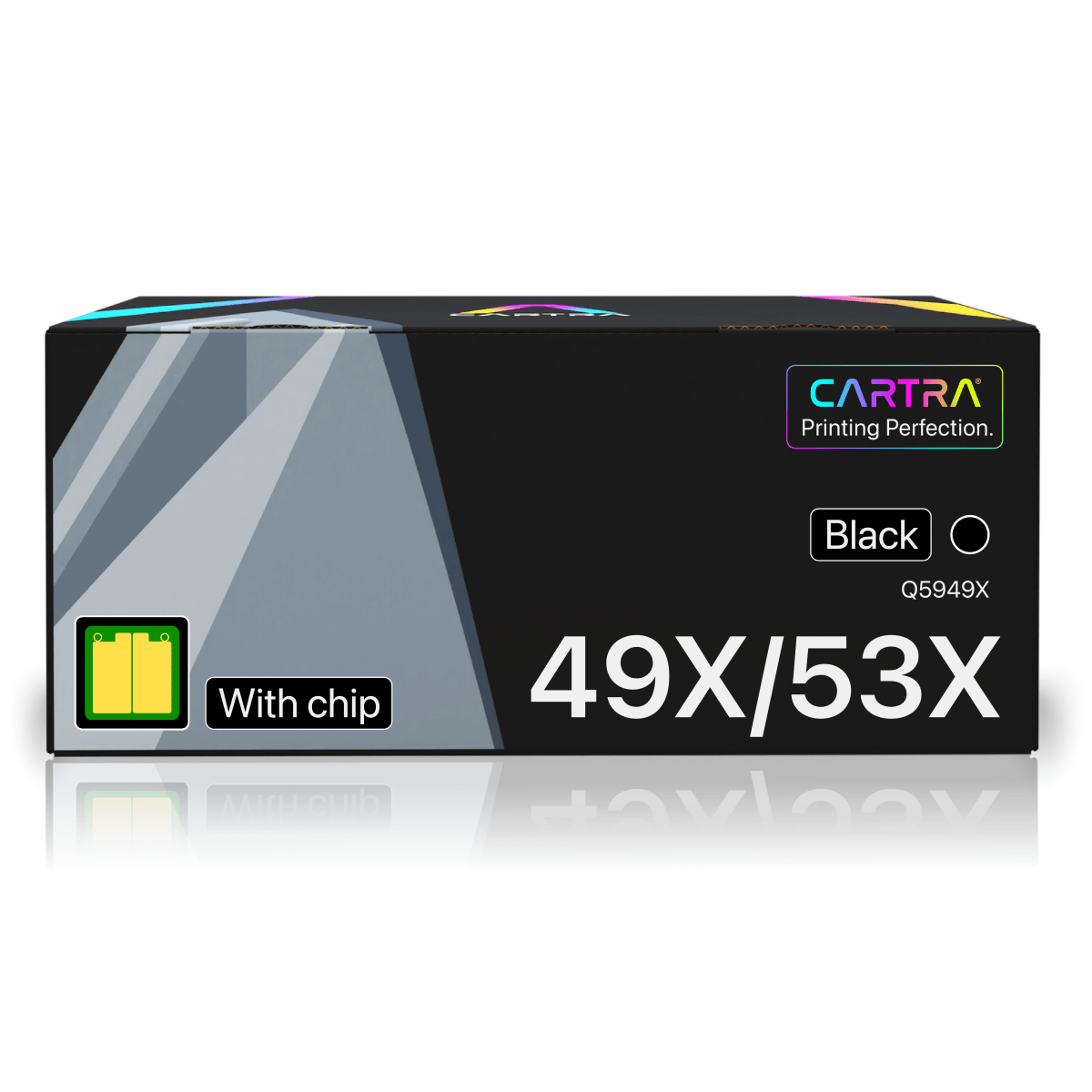 HP 49X/53X Black High Yield Toner Cartridge With Smart Chip (Q5949X) - Cartra