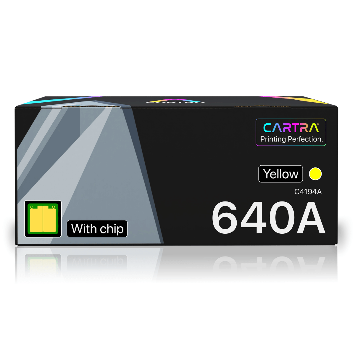 HP 640A Yellow Toner Cartridge With Smart Chip (C4194A) - Cartra