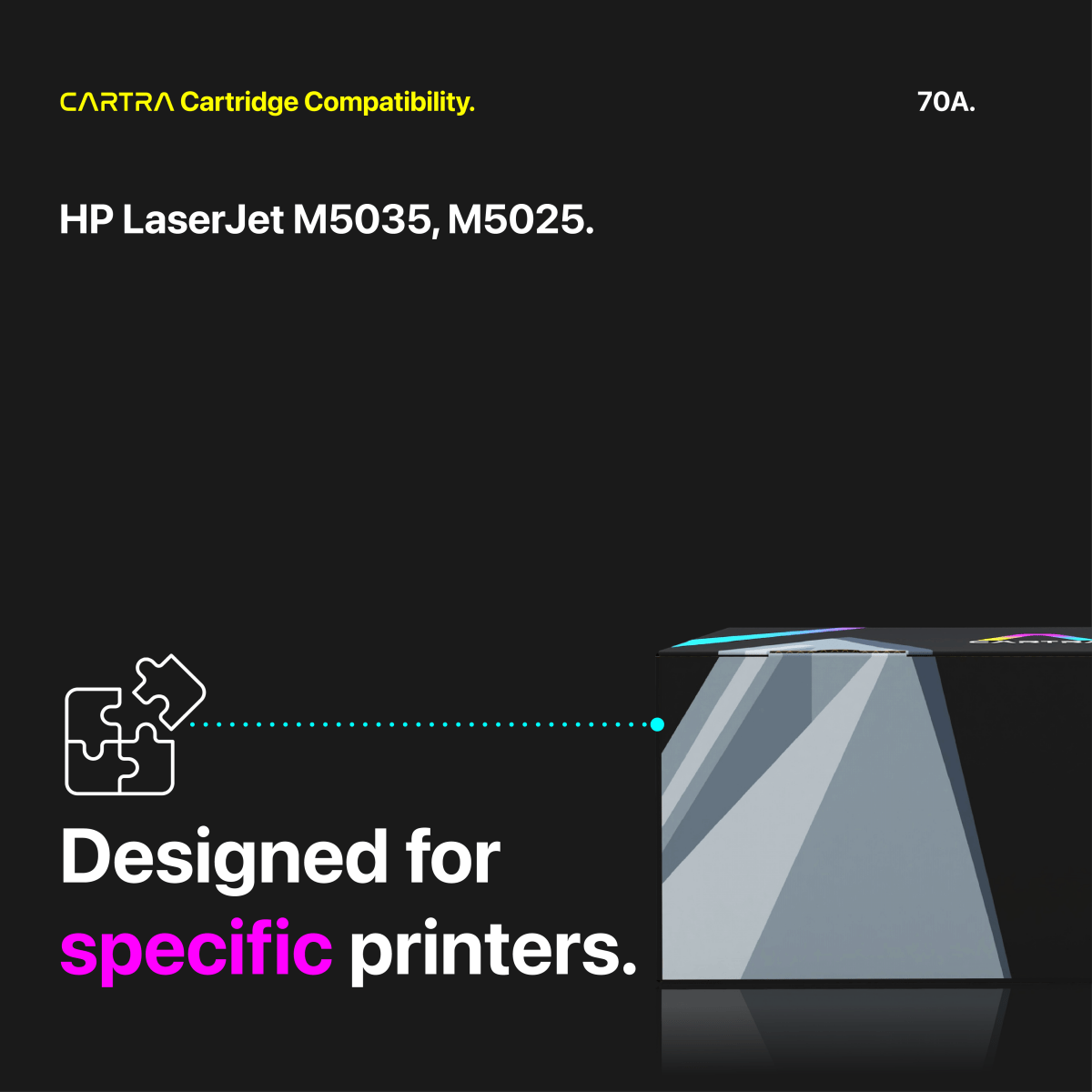 HP 70A Black Toner Cartridge With Smart Chip (Q7570A) - Cartra