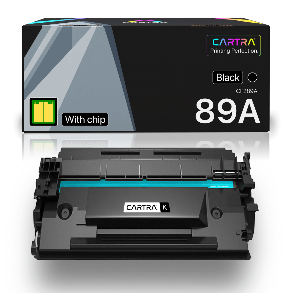 HP 89A Black Toner Cartridge With Smart Chip (CF289A) - Cartra