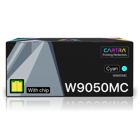 HP W9050MC Cyan Toner Cartridge With Smart Chip (W9051MC) - Cartra