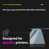 HP 128A Toner Cartridge Set (4-Pack) With Smart Chips Printer Compatibility