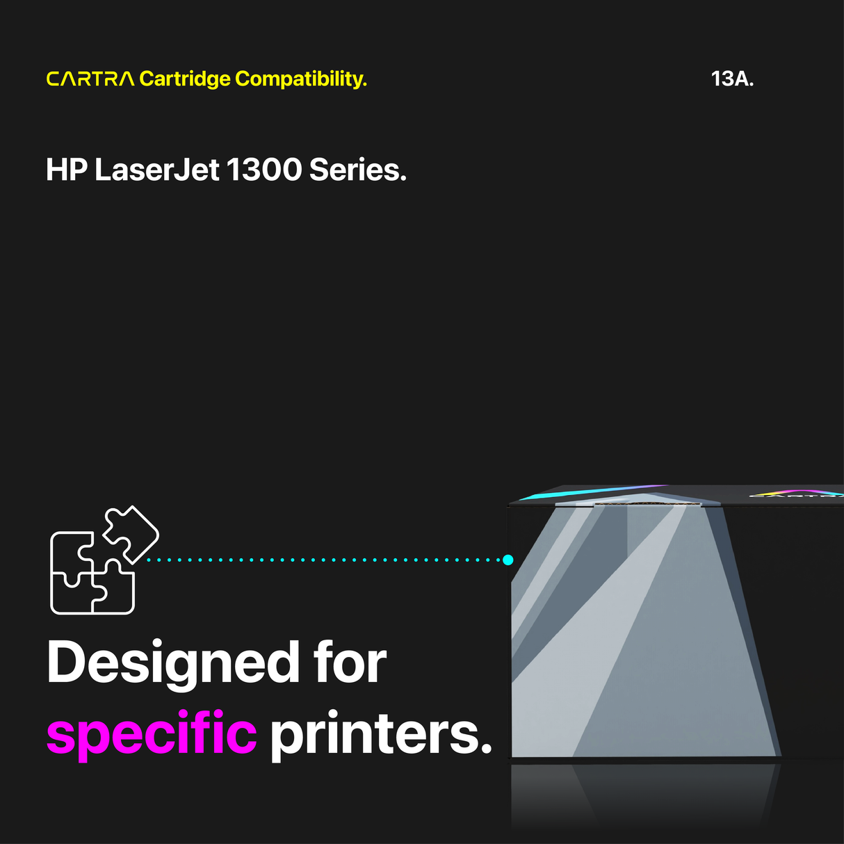 HP 13A Black Toner Cartridge With Smart Chip (Q2613A) Printer Compatibility