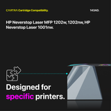 HP 143AD 2-Pack Toner Cartridge Set (2-Pack) With Smart Chips (W1143AD) Printer Compatibility