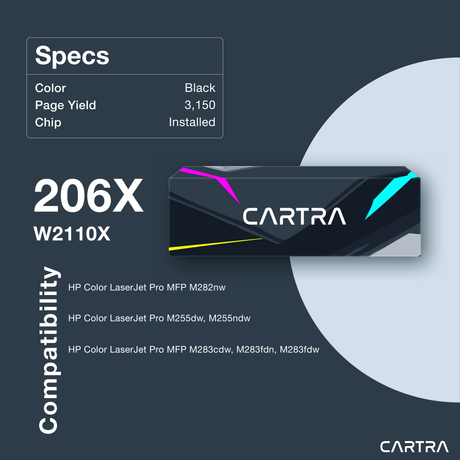 W2110X Black Toner Cartridge Specs & Compatibility