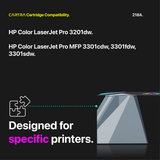 HP 218A Magenta Toner Cartridge With Smart Chip (W2183A) Printer Compatibility