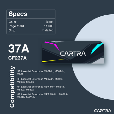 CF237A Black Toner Cartridge Specs & Compatibility