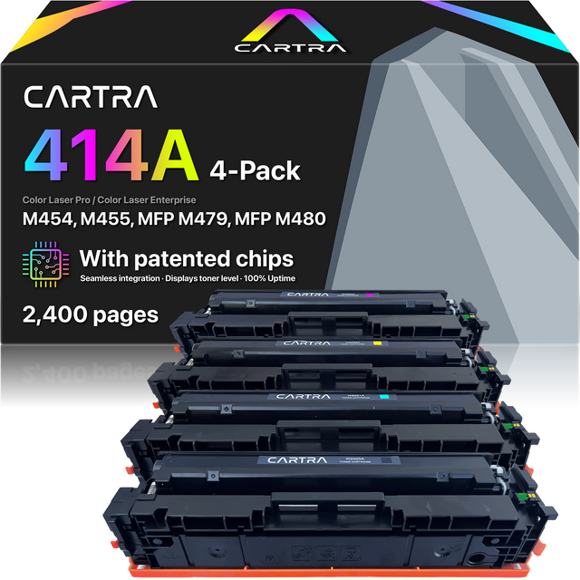 HP 414A Toner Cartridge Set (4-Pack)