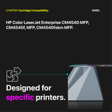 HP 646X Black High Yield Toner Cartridge With Smart Chip (CE264X) Printer Compatibility