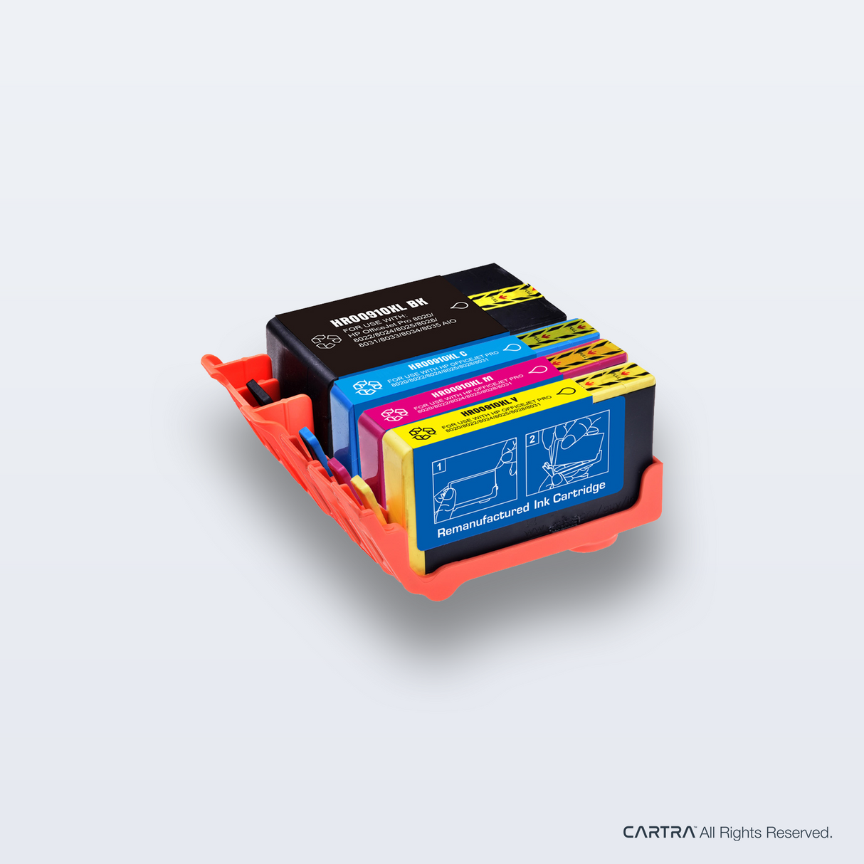 HP 910XL 4-Pack High Yield Ink Cartridges