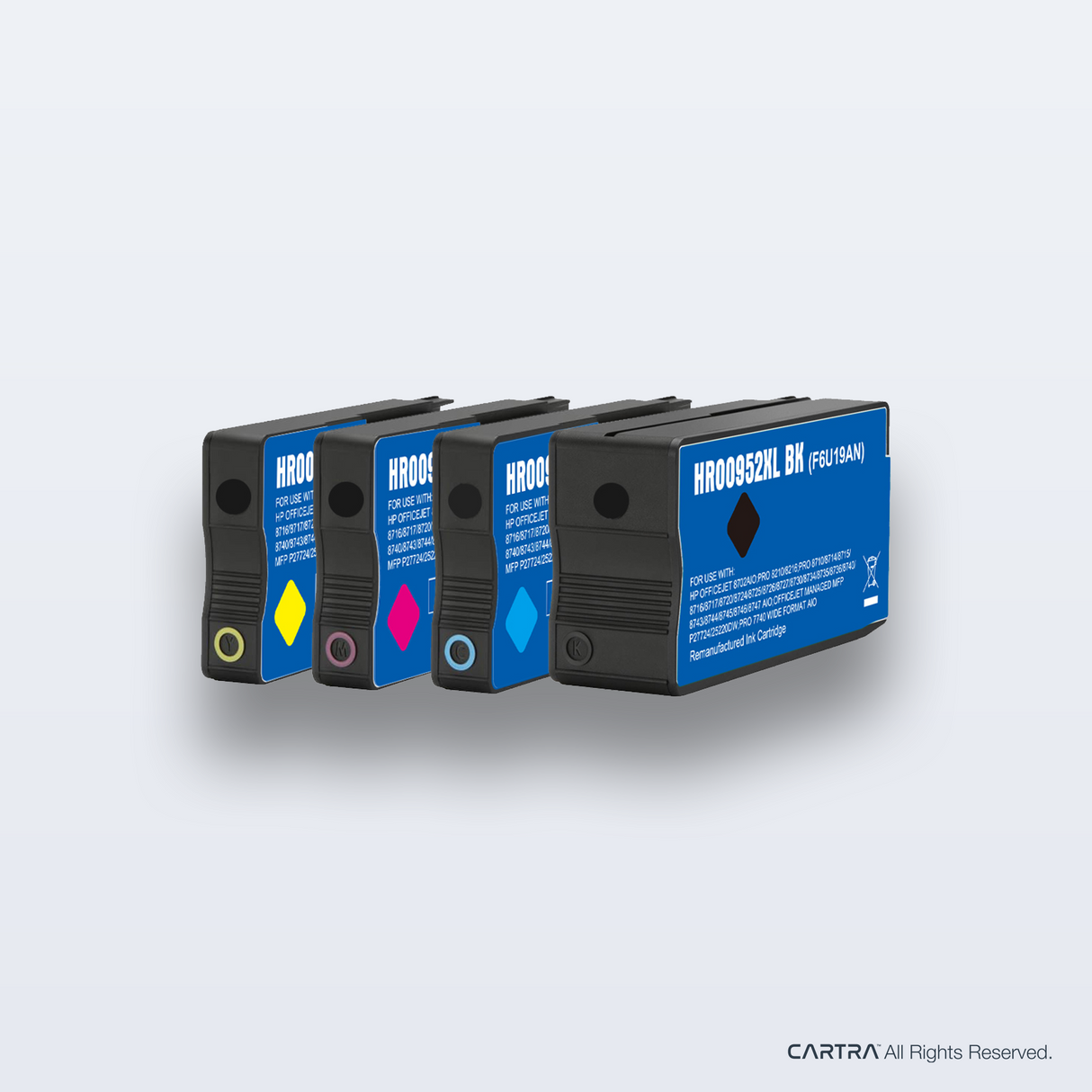 HP 952XL 4-Pack High Yield Ink Cartridges