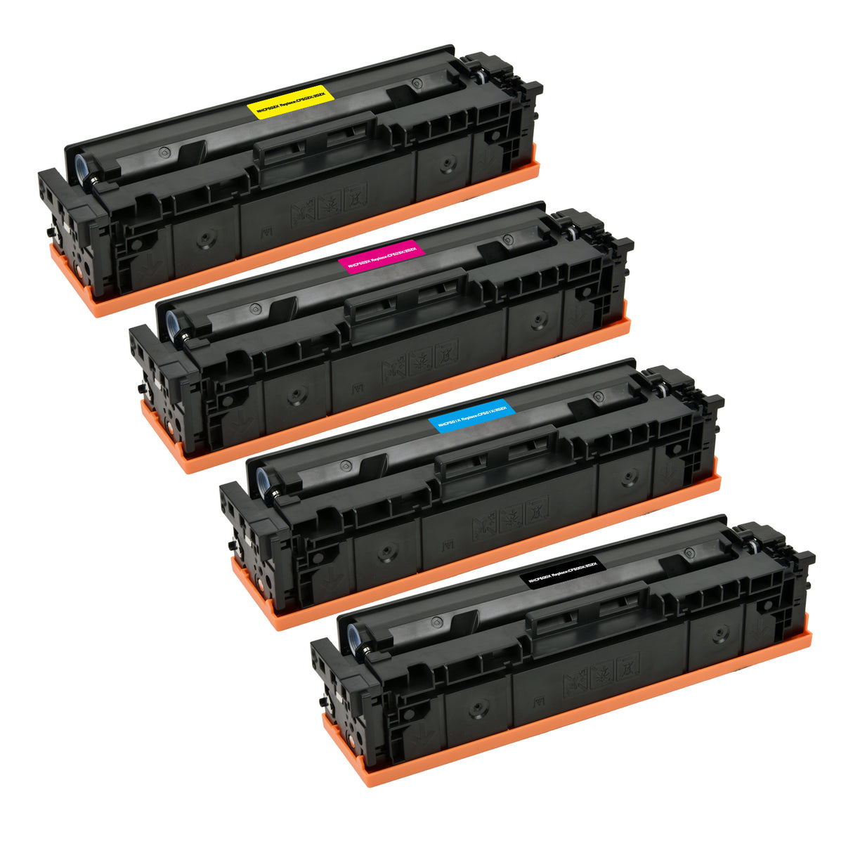 HP 202X High Yield Toner Cartridge Set (4-Pack) With Smart Chips