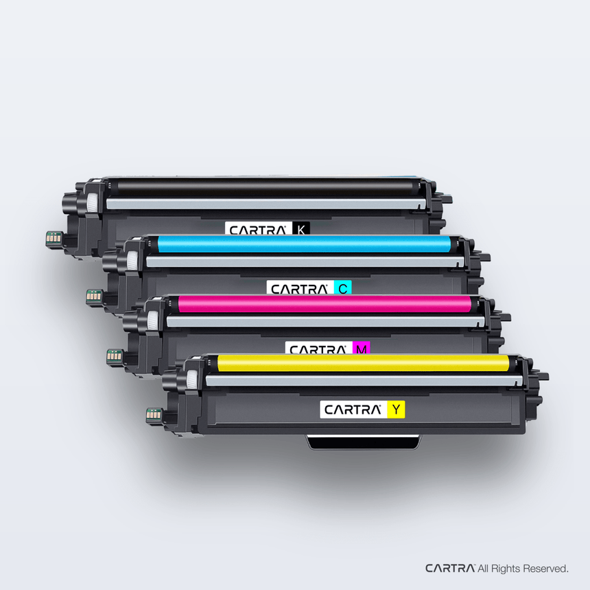 Brother TN223 Toner Cartridge 4 - Pack Set With Smart Chips - Cartra