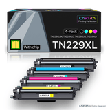 Brother TN229XL Toner Cartridges With Chip (4-Pack) | Free Brother TN229XL Toner Cartridges With Chip (4-Pack) | Free