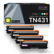 Brother TN431 4 - Pack Toner Cartridge Set With Smart Chips - Cartra