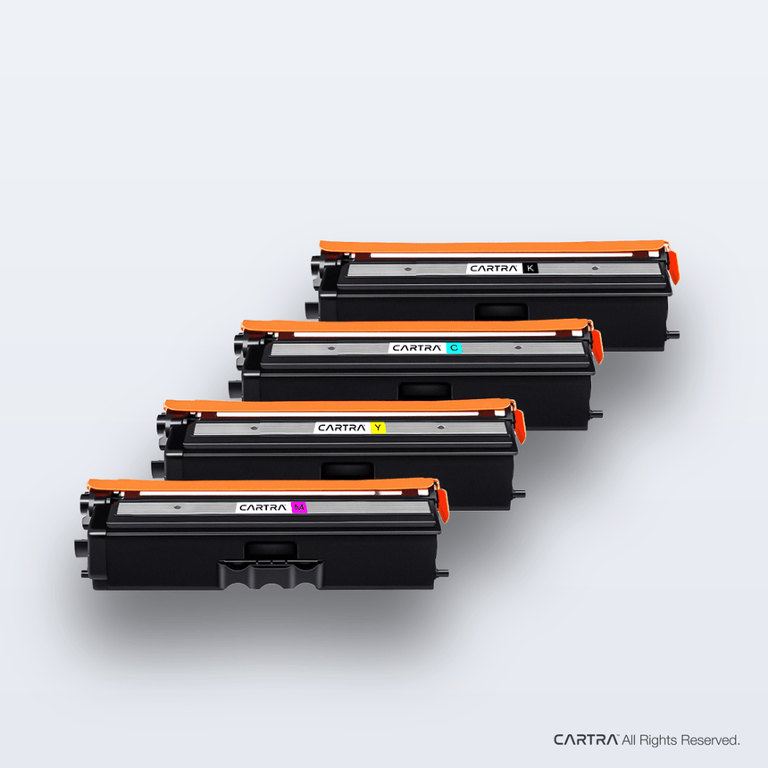 Brother TN436 Toner Cartridge Set (4 - Pack) With Smart Chips - Cartra