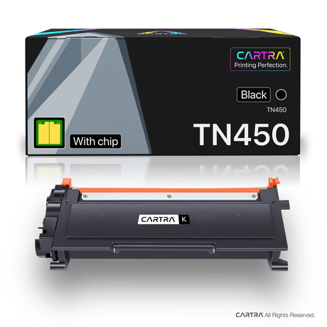 Brother TN450 Black Toner Cartridge With Smart Chip (TN450) - Cartra