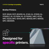 Brother TN570 Black Toner Cartridge With Smart Chip (TN570) - Cartra