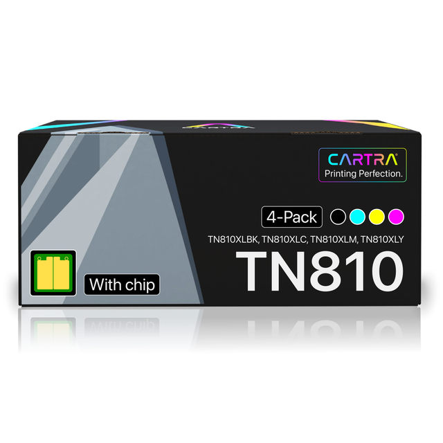 Brother TN810 Toner Cartridge Set (4-Pack) With Smart Chips