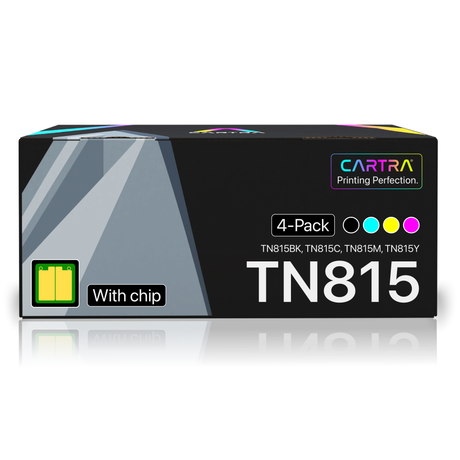 Brother TN815 Toner Cartridge Set (4-Pack) With Smart Chips