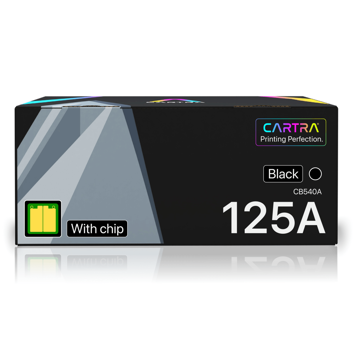 HP 125A Black Toner Cartridge With Smart Chip (CB540A) - Cartra