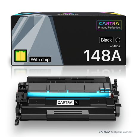 HP 148A Black Toner Cartridge With Smart Chip (W1480A) - Cartra