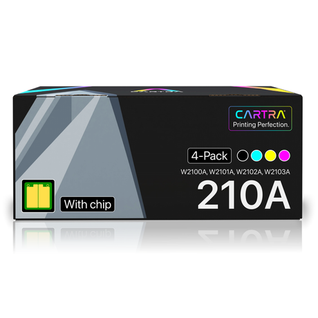 HP 210A Toner Cartridge Set (4-Pack) With Smart Chips