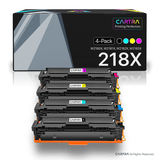 HP 218X High Yield Toner Cartridge Set (4 - Pack) Includes Chip Migration Toolkit - Cartra