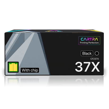 HP 37X Black High Yield Toner Cartridge With Smart Chip (CF237X) - Cartra