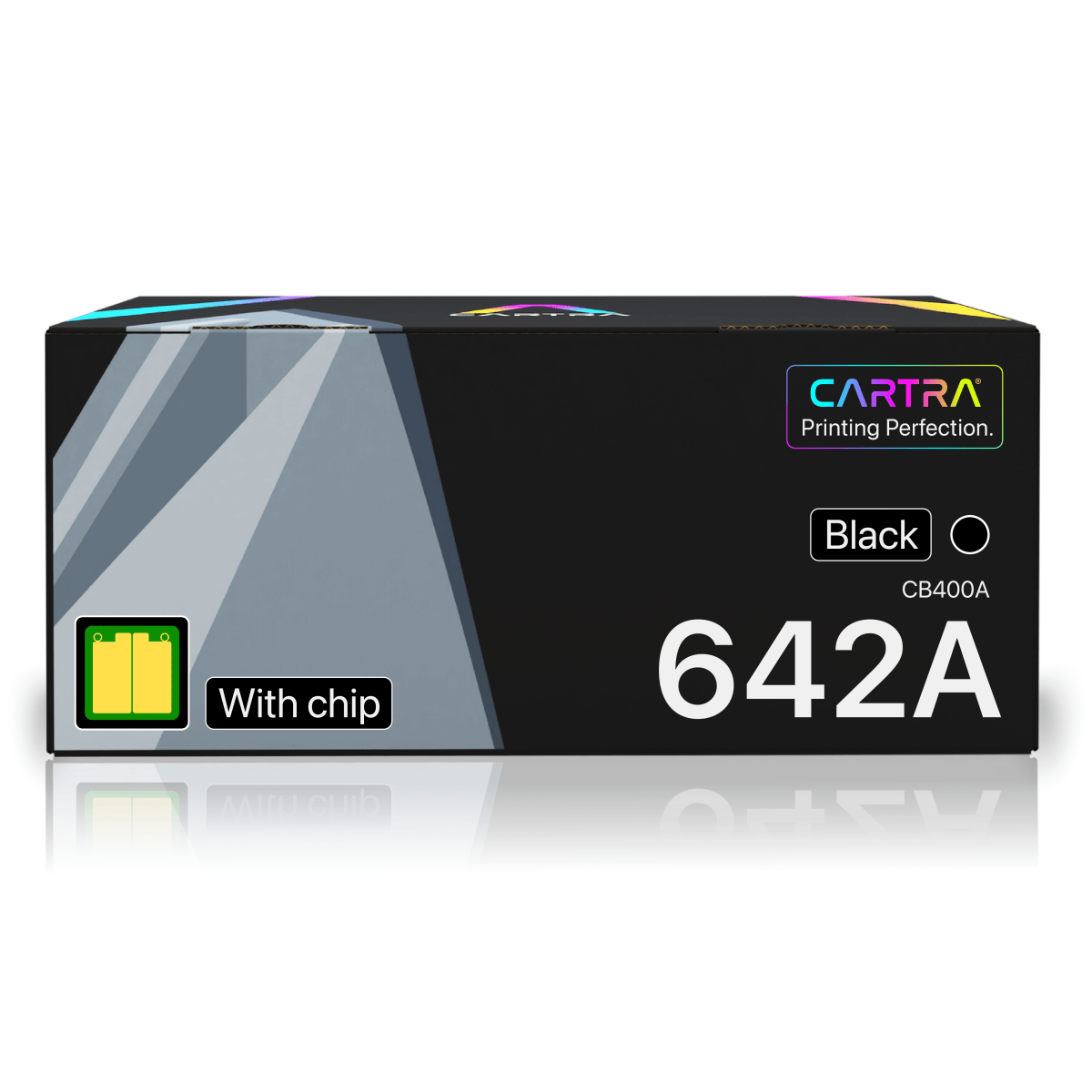 HP 642A Black Toner Cartridge With Smart Chip (CB400A) - Cartra