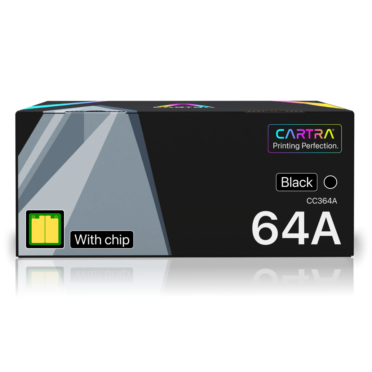 HP 64A Black Toner Cartridge With Smart Chip (CC364A) - Cartra