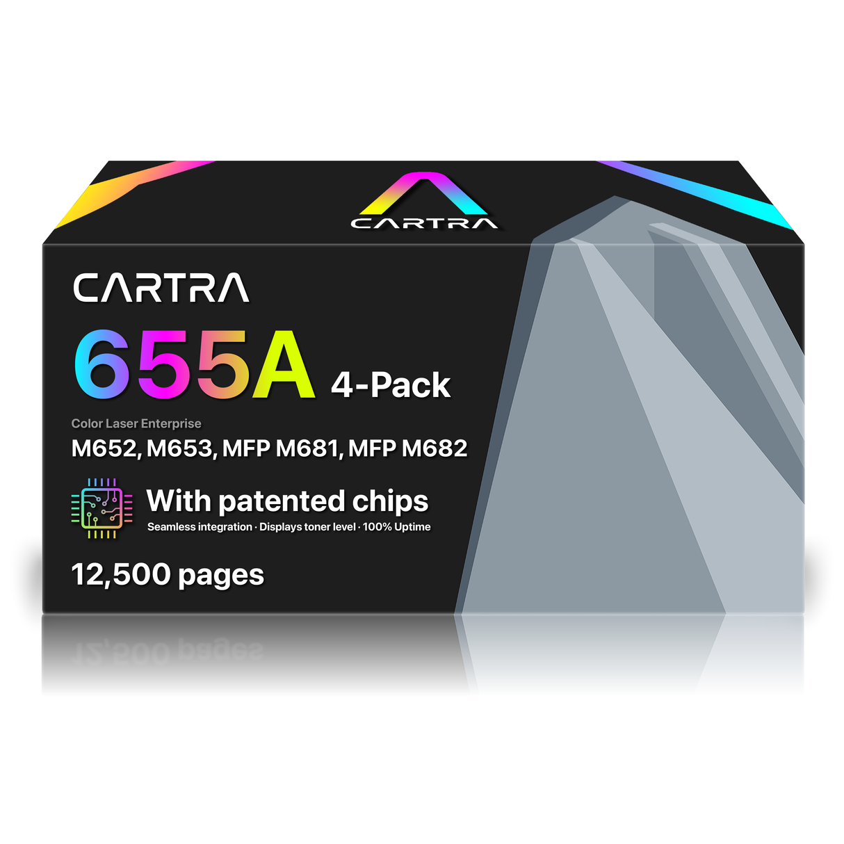 655A Toner Cartridge Set (4-Pack) With Smart Chips